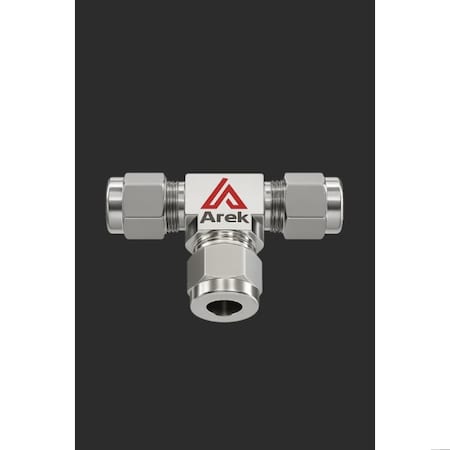 Arek Union Tee 1/8 in Tube OD SS 316 RL113 UT_ 1/8