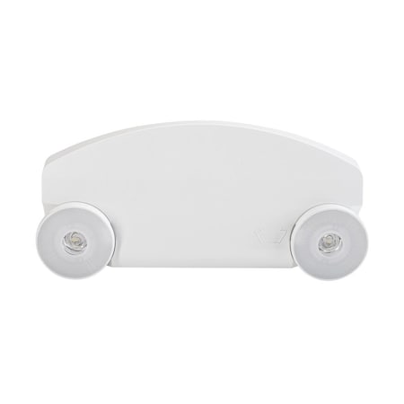 Keystone Emergency Light | Thermo Plastic | Style 2 | White Color | 6500K Dual Heads | Surface Mount | 120-27 KT-EM-TP2-WHWL-SU-RC