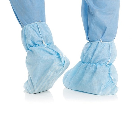 Kimtech Disposable Shoe Covers, SMS, Blue, Slip Resistant Sole: Yes , XL 69353
