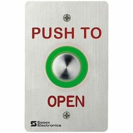 Essex Single Gang Piezoelectric Switch, SS PEB-2SO