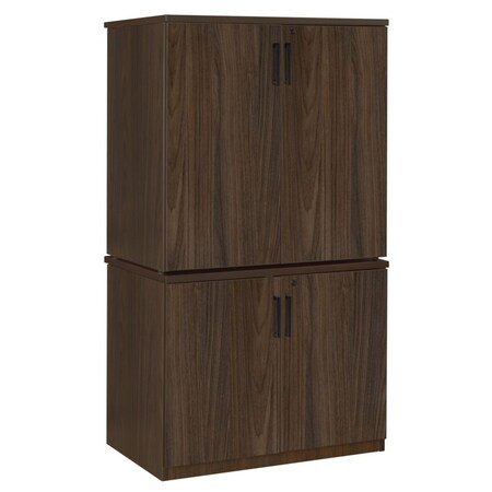 Regency Legacy 29 in. Storage Cabinet with 35 in. Storage Cabinet- Neo Walnut LSCSC3565NW