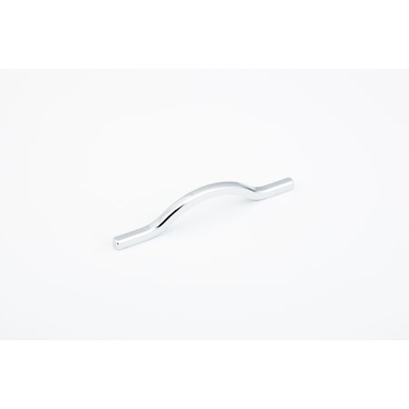 Schaub 96mm to 128mm Center to Center Sorrento Arched Cabinet Pull Polished Chrome Finish 308-26