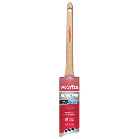 Wooster Ultra/Pro Firm 1-1/2'' Willow Thin Angle Sash Paint Brush 4181-1 1/2
