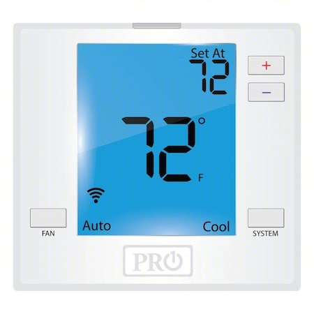 Pro1 Iaq WiFi Thermostat, 7, 5-1-1 Programs, 1 H, 1 C, Wall Mount, Hardwired, 24VAC T701i