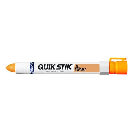 Markal Paint Crayon, Medium Tip, Fluorescent Orange Color Family 61043