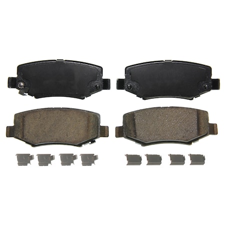 Wagner Brake QuickStop Rear Disc Brake Pad Set Ceramic,  ZD1274