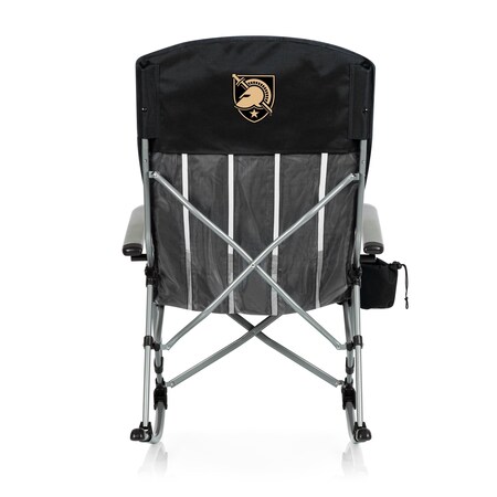 Picnic Time Family Of Brands NCAA Army Black Knights Outdoor Rocking Camp Chair - XL Heavy Duty Camping Chair 805-01-175-764-0