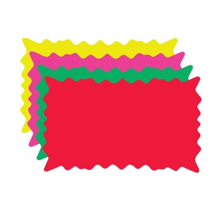 Specialty Store Services 5 in.x 7 in. Die Cut Burst Fluorescent Price Card 4085