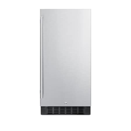 Summit 15in Wide Built-In All-Refrigerator, ADA Compliant ALR15BCSS