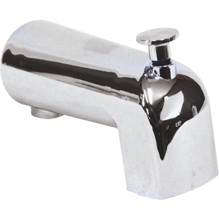 Us Hardware Mobile Home 4-3/16'' Chrome Bathtub Spout with Diverter P-520C