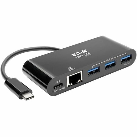 Tripp Lite USB C Hub Gbe PD Charging U4600033AGBC