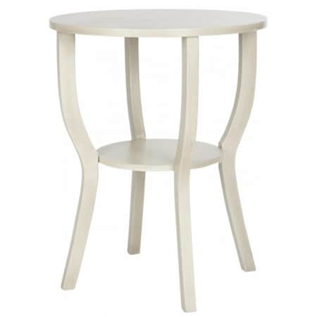 Safavieh Rhodes Accent Table- Antique White - 30.3 x 22 x 22 in. AMH6617C