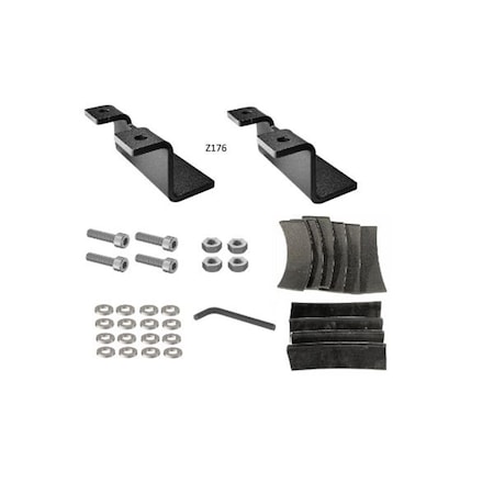 Grandes Travesuras 1.75 in.  Roof Racks with Z Bracket & No Feet for Z176 GR3565805