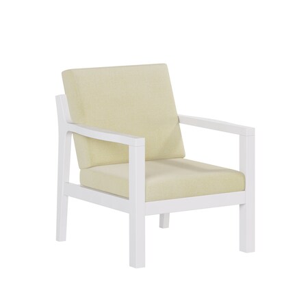 Polybird BREEZE DEEP SEAT CHAIR         WHITE POLYBIRD P100-WT-CACA