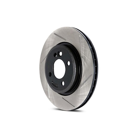 Stoptech Slotted Sport Driver Side Brake Rotor for 2016 Volkswagen CC 3.6L 126.33144SL
