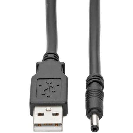 Tripp Lite USB to DC Power Cable M/M USB-A to 3.5 x 1.35mm DC Barrel 3ft U152-003-3P5