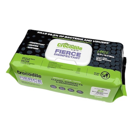 Crocodile Cloth Disinfecting Wipes, 80 ct, Packet 9190-080