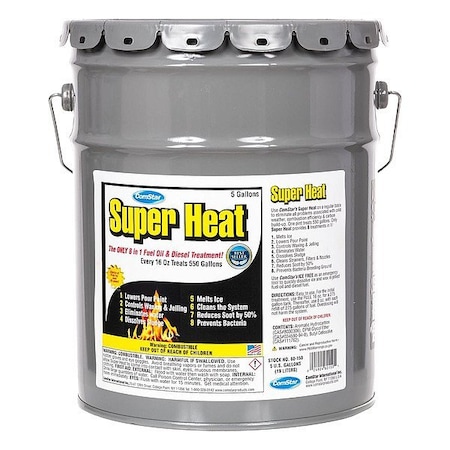 Comstar Fuel Additive, 5 gal Sz, Clear 60-150