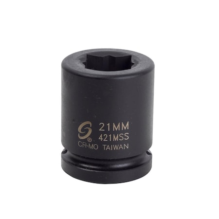 Sunex 3/4 in Drive 21Mm Double Square Impact Socket 421MSS