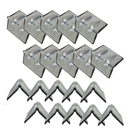 Mytee Products Steel Corner Protector with Rubber Chain Cargo Flatbed, 20PK SCP-Rx20