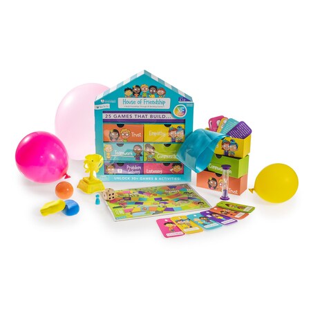 Open The Joy House of Friendship, DIY Friendship Playhouse Kit for Kids FRIHOUSE