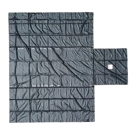 Mytee Products Airbag / Parachute Fabric UltraLight Lumber Tarp 20 x 27 6ft Drop- Black Airbag Fabric LT6FT-AB