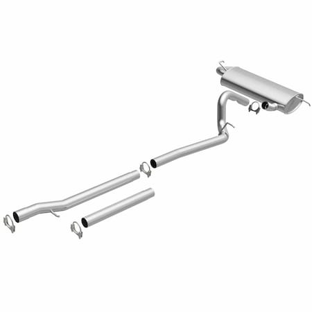 Bre Exhaust Exhaust System, Aluminized Steel; With Muffler; 2-1/2 Inch Pipe Diameter; Single Exhaust 106-0045