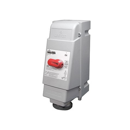 Leviton Industrial Grade Mechanical Interlock, Watertight, 60 Amp, 600 Volt 3-Phase 460MF5WLEV