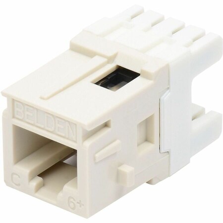 Belden 1-PORT MOD JACK 8W8P UTP, T568A/B CAT6 IP5 MDVO-STYLE, PS6+ ORANGE AX101067