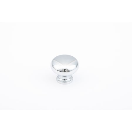 Schaub 1-1/4in Country Traditional Cabinet Knob Polished Chrome Finish 706-26