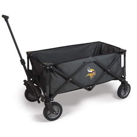 Picnic Time Family Of Brands NFL Minnesota Vikings - Adventure Wagon Portable Utility Wagon 739-00-679-184-2