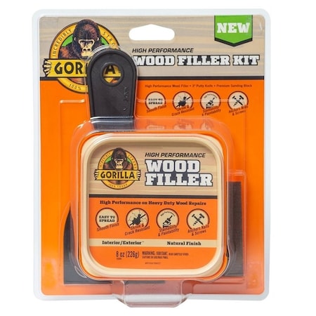 Gorilla Glue Wood Filler Kit, Natural Wood 108029