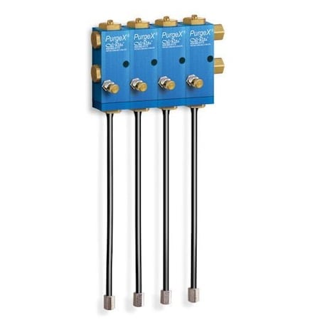 Oil-Rite PurgeX for Grease Dispensing - Air Operated with Spray Dispensing with Standard 8in. Nozzle - 4 B3559-404X08