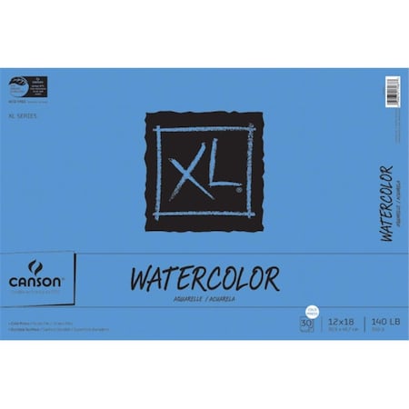 Canson Canson  Canson XL Watercolor Paper Pad 12''X18''-30 Sheets 702-2447