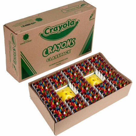 Crayola Classpack Regular Crayons, Assorted, 13 Caddies, PK832 528019