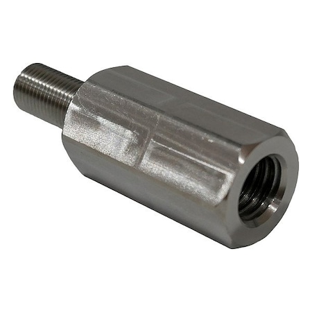 Zoro Select Male-Female Hex Adapter ZTAM10EFX12F-316