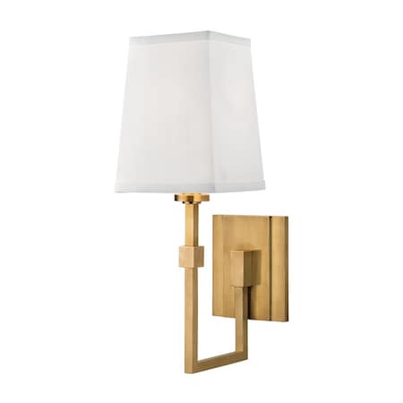 Hudson Valley Lighting Fletcher 1 Light Wall Sconce 5.25 In. Aged Brass 1361-AGB