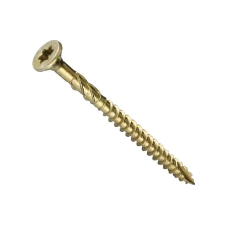 Grk Fasteners R4 Screw, #12 Thread x 5-5/8" L, W-Cut, Countersunk Head, Star Drive, Steel, Coated Finish, 50PK 96089