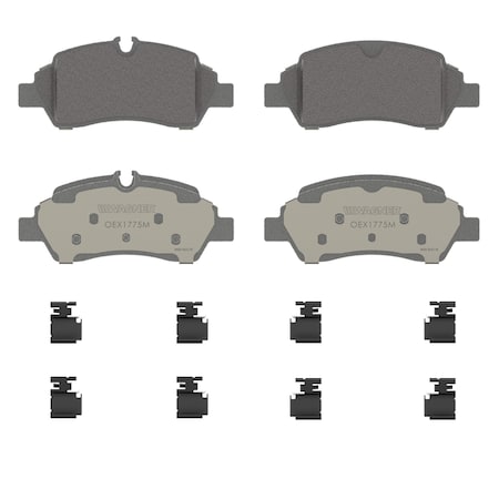 Wagner Brake OEX Rear Disc Brake Pad Set Premium Semi - Met,  OEX1775M