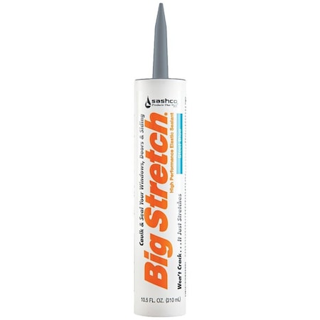 Big Stretch Elastomeric Sealant, Steel Blue, 4 to 5 days Curing, 40 to 120 deg F, 10.5 oz 10082