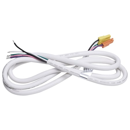 Nuvo Power Cord for LED Linear System, 6 ft, White 65/1190