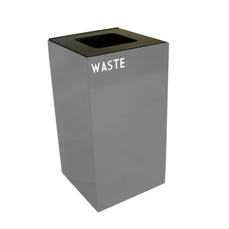 Witt Industries 28 gal Square Slate, Metal 28GC03-SL