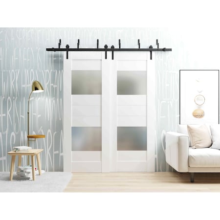 Vdomdoors Closet Bypass Interior Door, 48" x 96", Chocolate SETE6222S-WS-1884