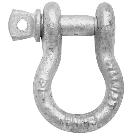 National Hardware 3250BC Series Anchor Shackle, 1000 lb Working Load, Galvanized Steel N223-669