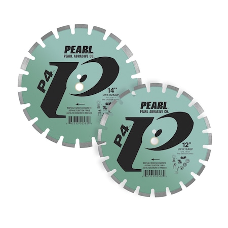 Pearl P4 Asphalt and Green Concrete Blade 16 x .125 x 1, 20mm LW1612AGP