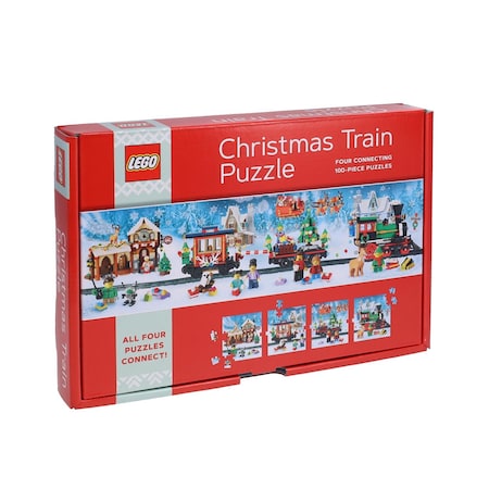 Lego Licensed Christmas Train Puzzle Multi 100 pc 2133-5