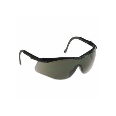 North N-Vision Safety Glasses, Smoke Lens, Anti-Scratch, Anti-Static, 10PK 068-T56505BS