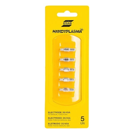 Esab Electrode, 60 A Max., Light Duty, PK5 0559337003