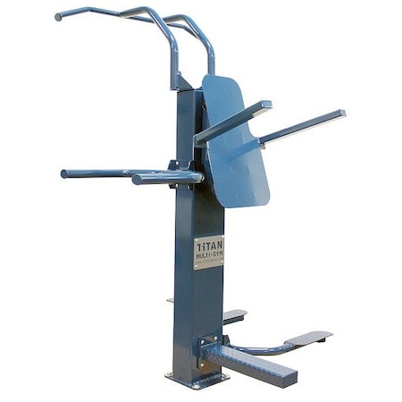 Outdoor-Fit Workout Station, Blue, Powder Coated OF-100-04