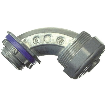 Halex Conduit Fitting Connector, Liquid-Tight, Die Cast Zinc 16905B